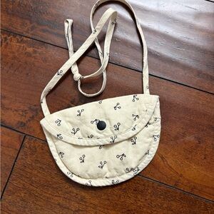 Stylish Cream Crossbody Bag
